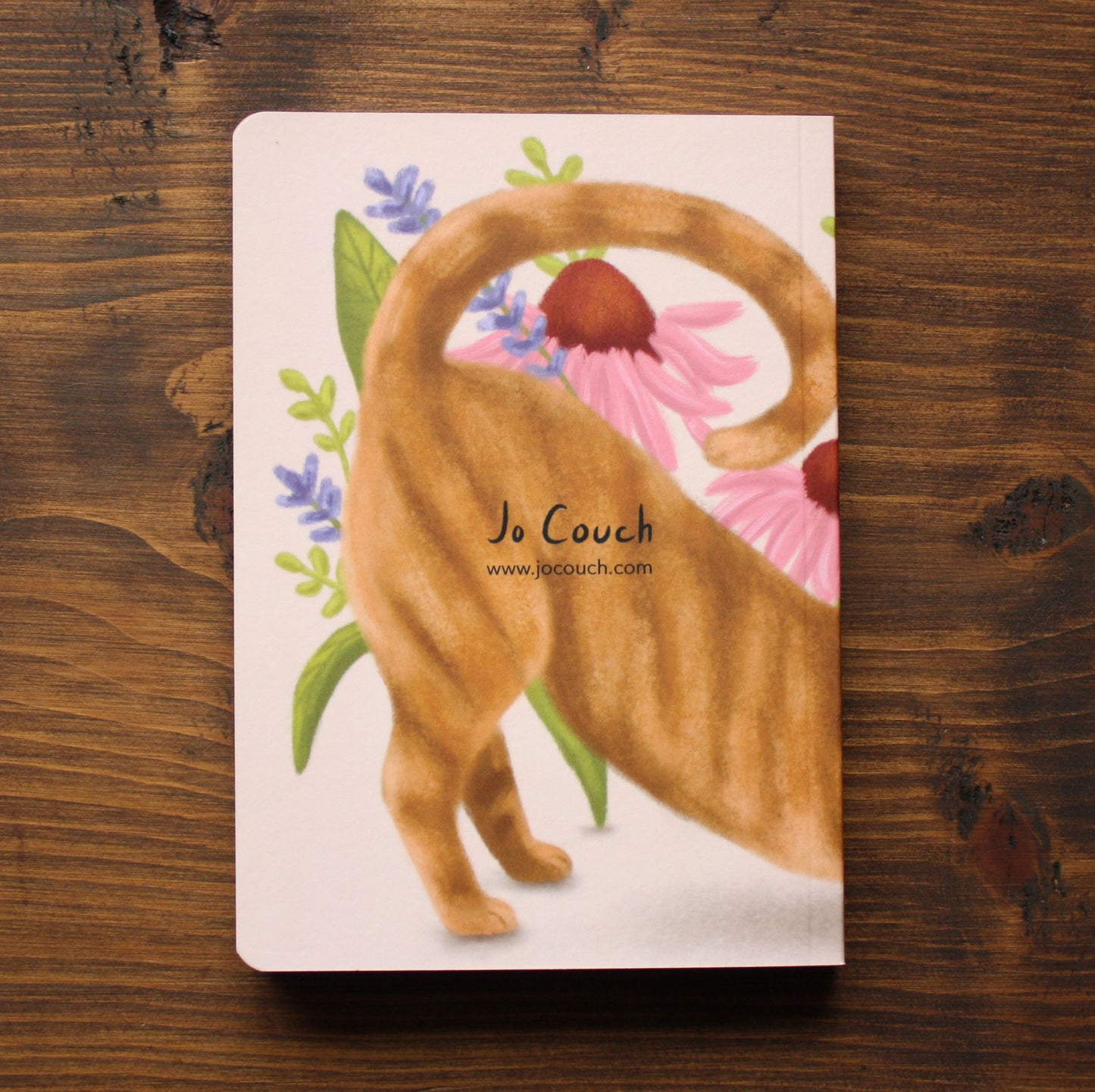 Luxury A6 Lined Ginger Cat & Mouse Notebook