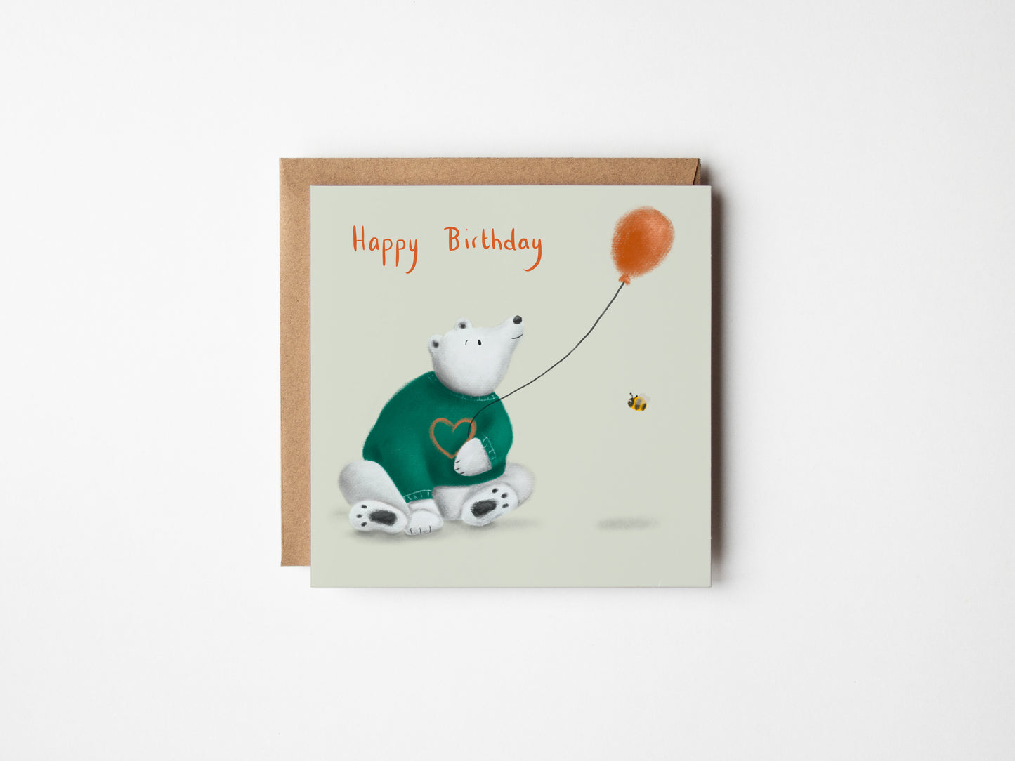 Bear & Balloon Birthday Card