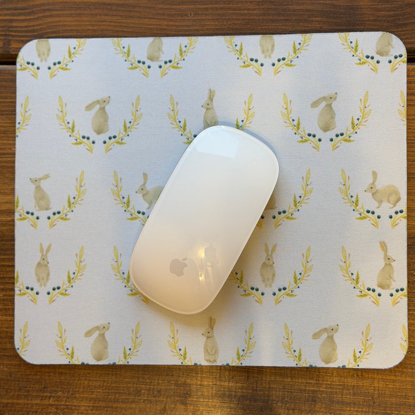 Rabbits design mouse pad for the office, mouse mat - END OF LINES SALE