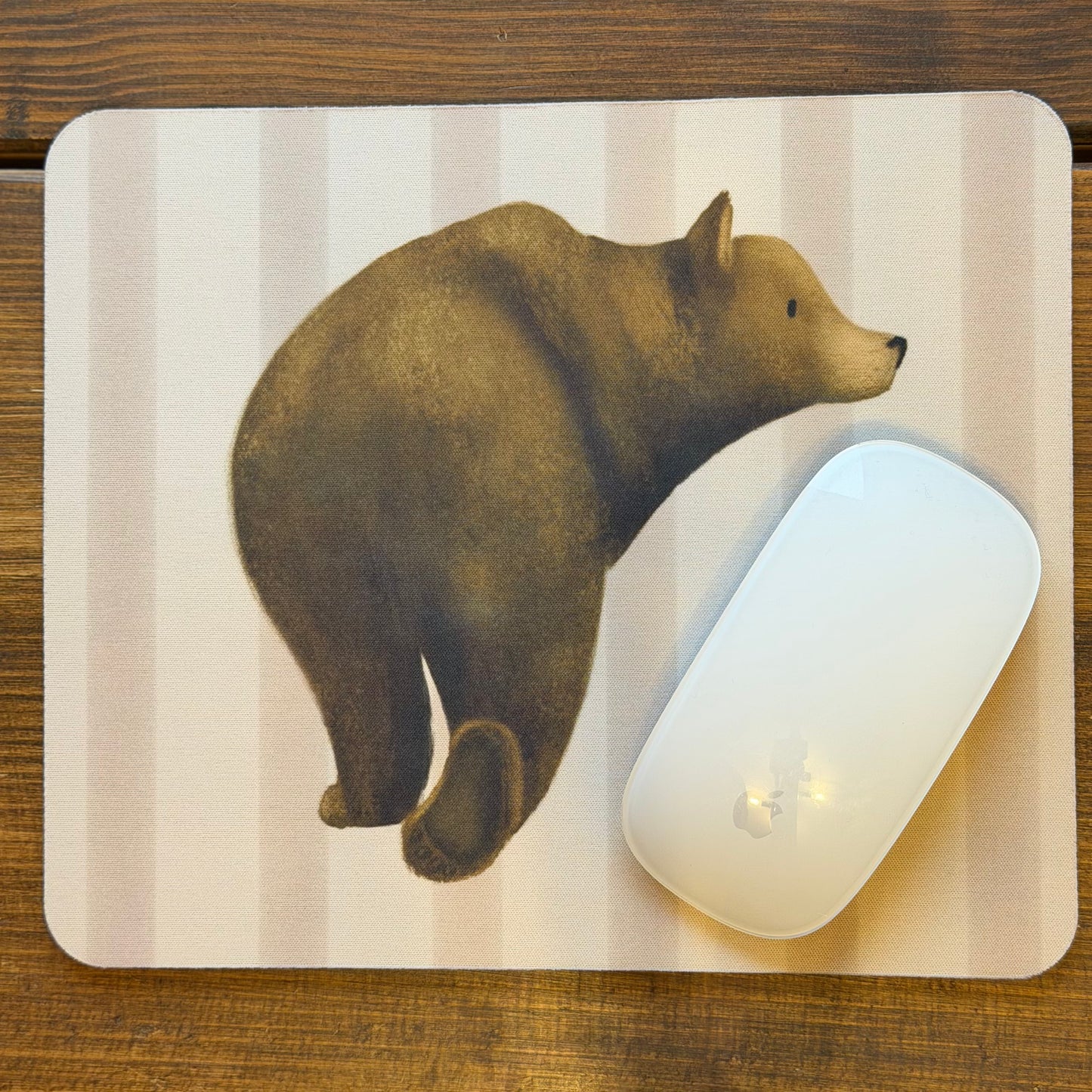 Bear design mouse pad for the office, mouse mat - END OF LINES SALE