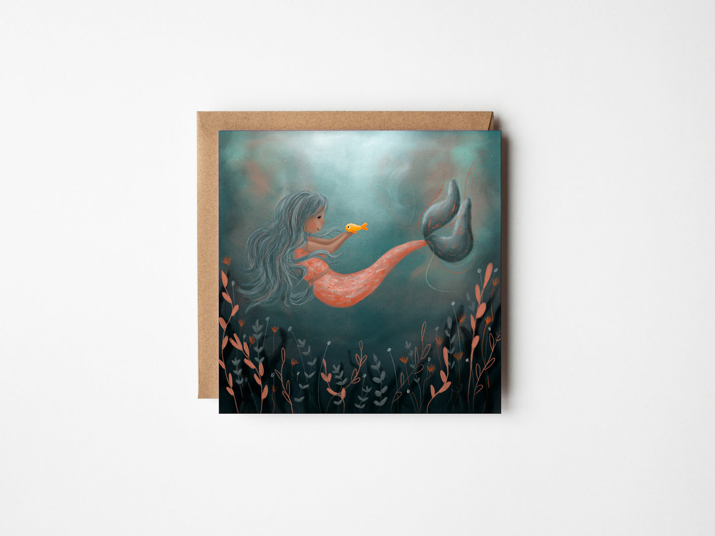 Mermaid Greetings Card - OLD CARD STOCK SALE
