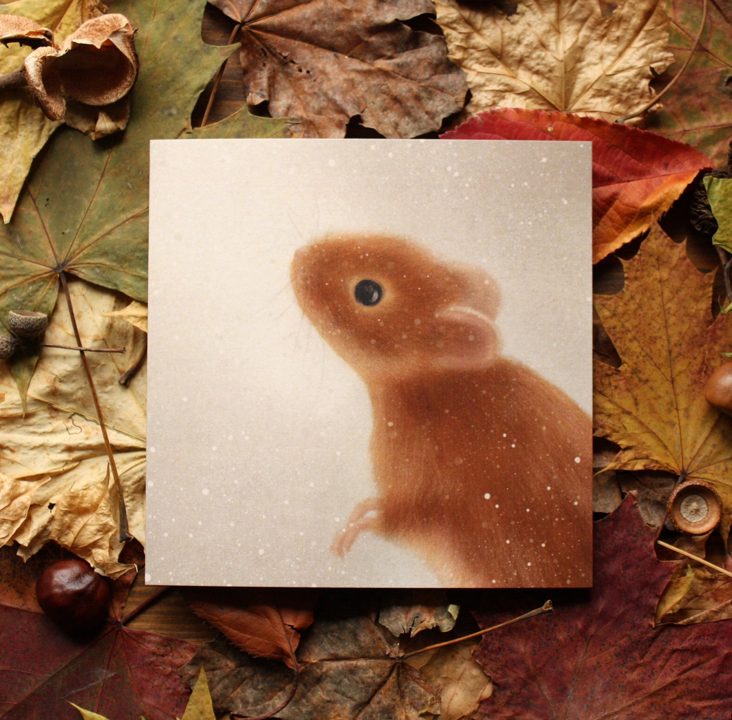 Winter Mouse Greeting Card