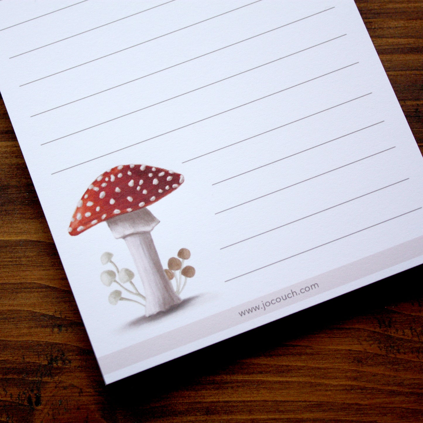 Mushroom Design A6 Note Pad