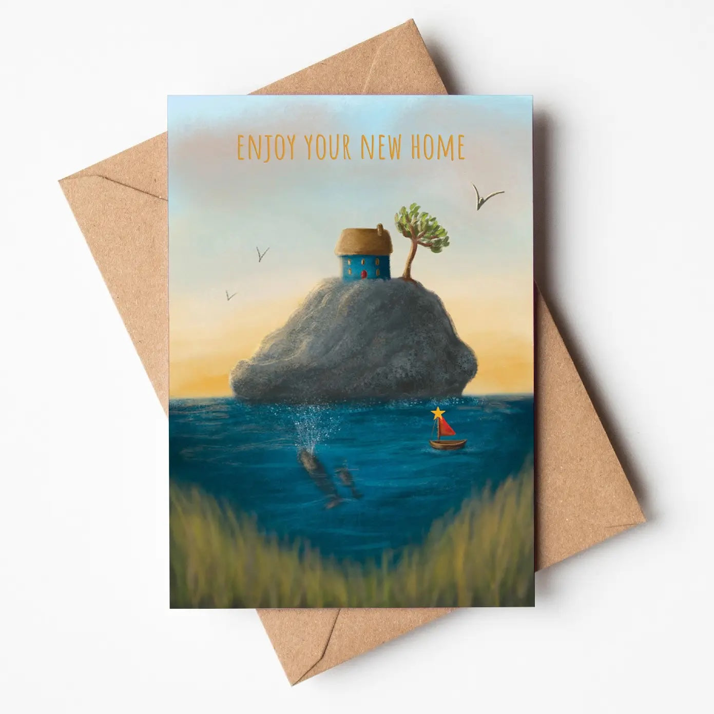 Enjoy Your New Home Greeting Card - SECONDS STOCK SALE