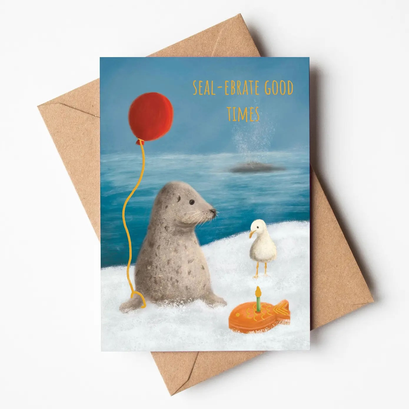 Seal-ebrate Good Times Greeting Card - SECONDS STOCK SALE