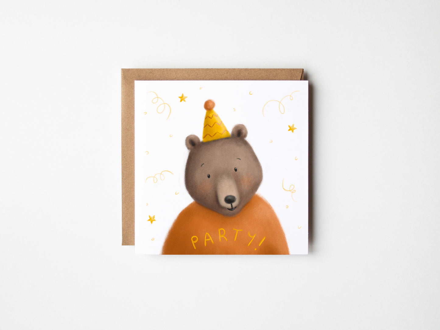 Party Bear Birthday Card
