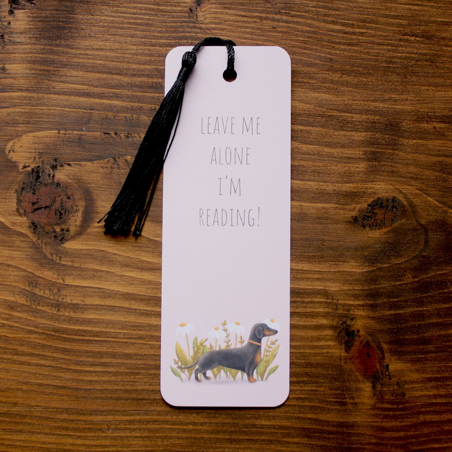 Dachshund 'Sausage' Dog Design Bookmark with Tassel