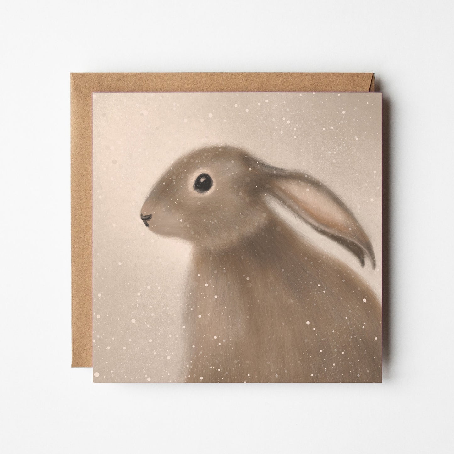 Winter Hare Greeting Card