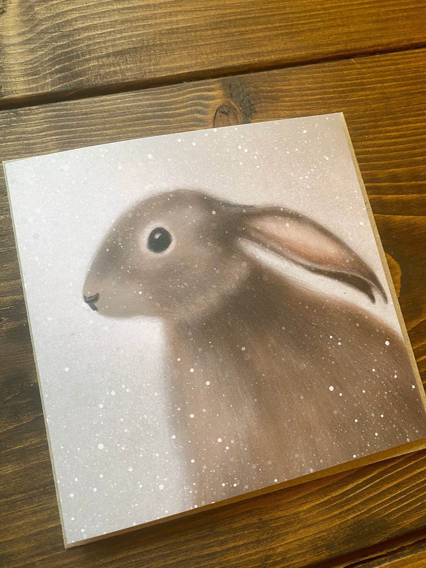 Winter Hare Greeting Card