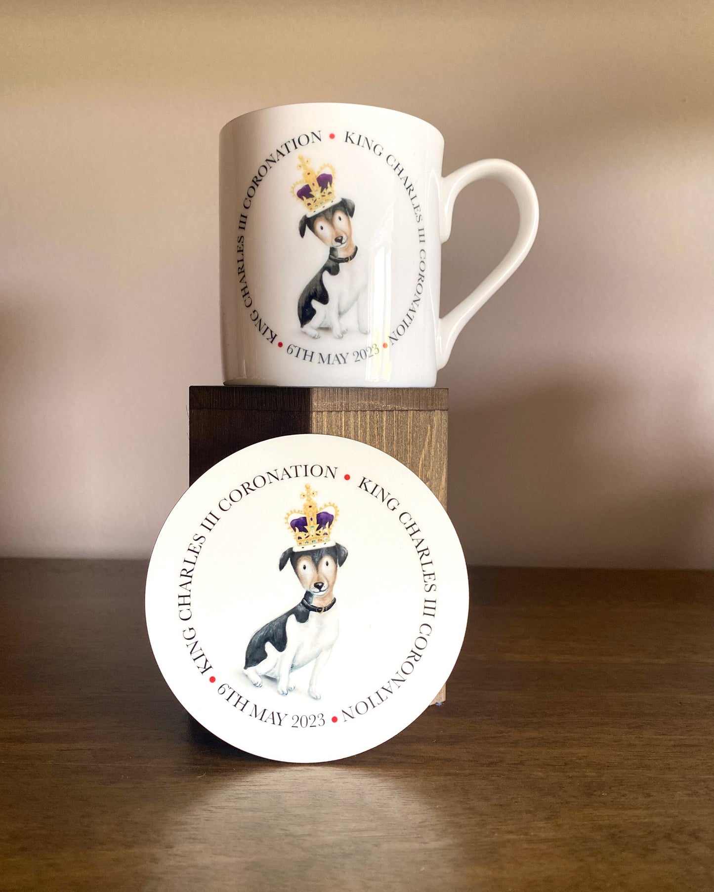 King Charles III Coronation Gloss Coaster (Single) - END OF LINE SALE