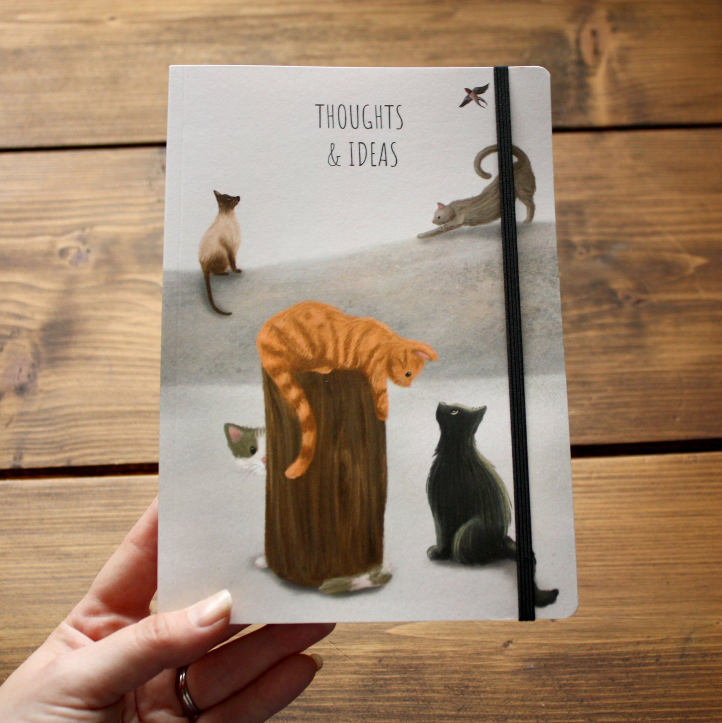 Luxury A5 Lined Cats Notebook