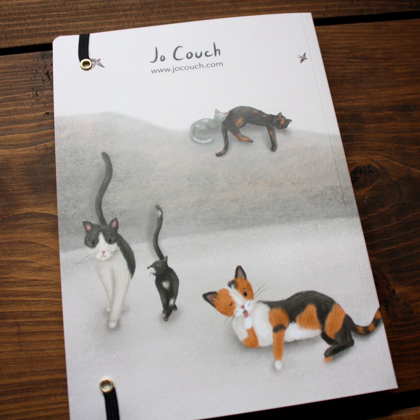 Luxury A5 Lined Cats Notebook