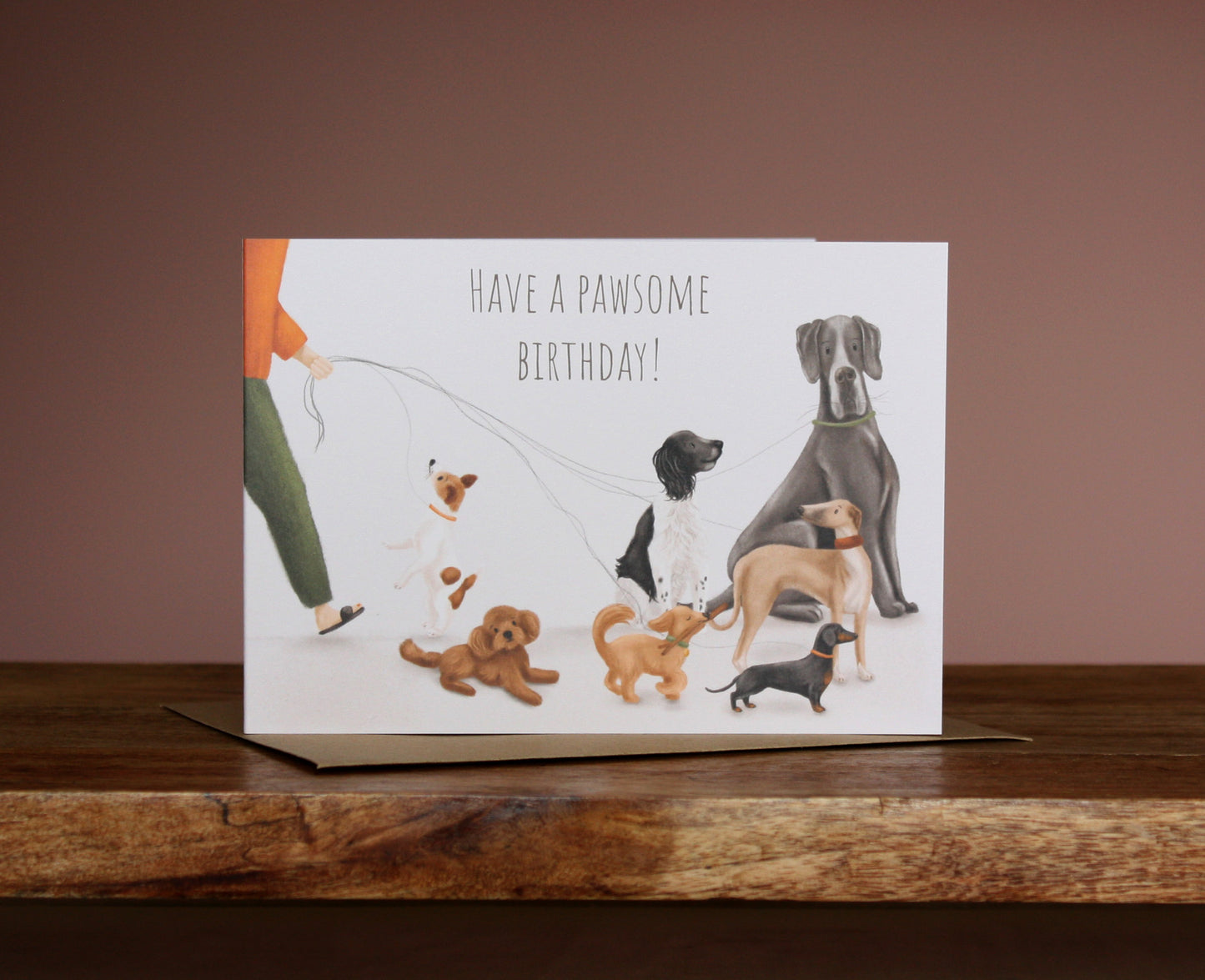Have a Pawesome Birthday Greetings Card