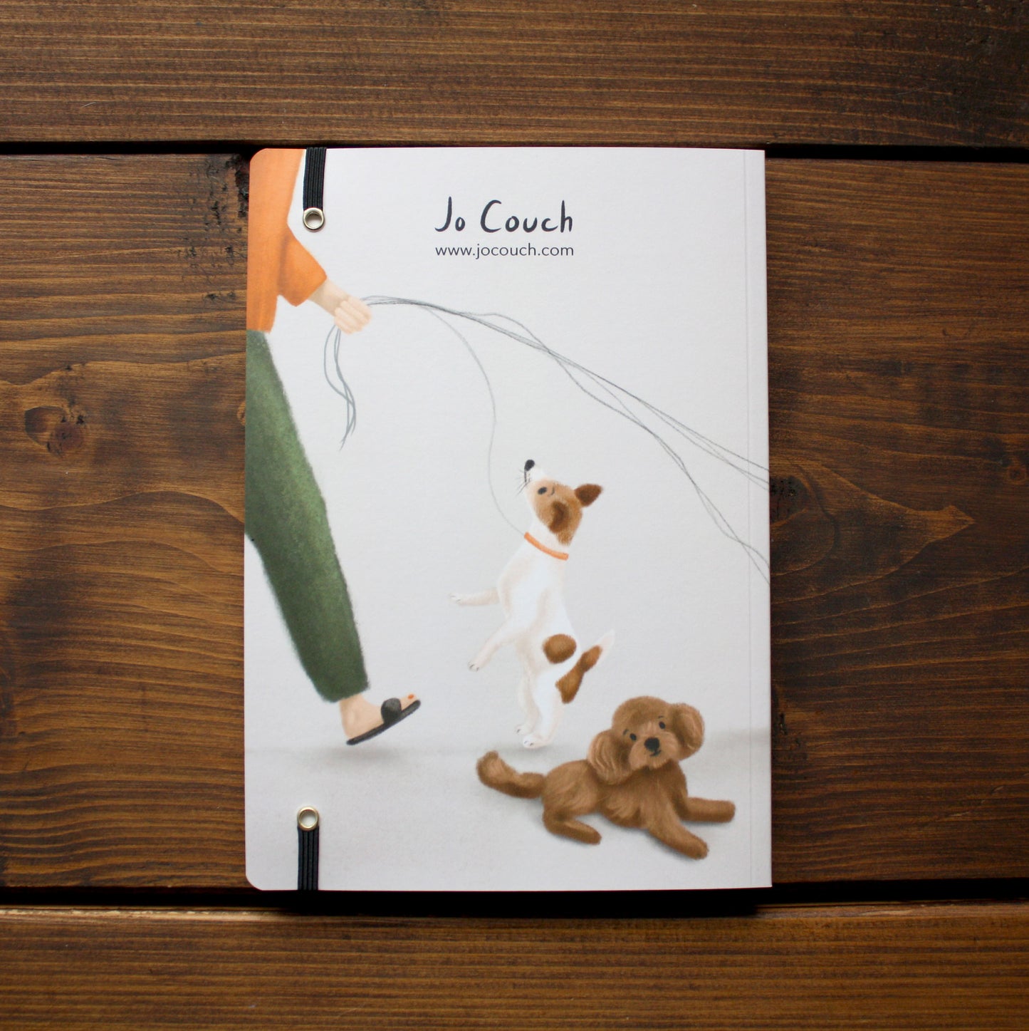Luxury A5 Lined Dogs Notebook