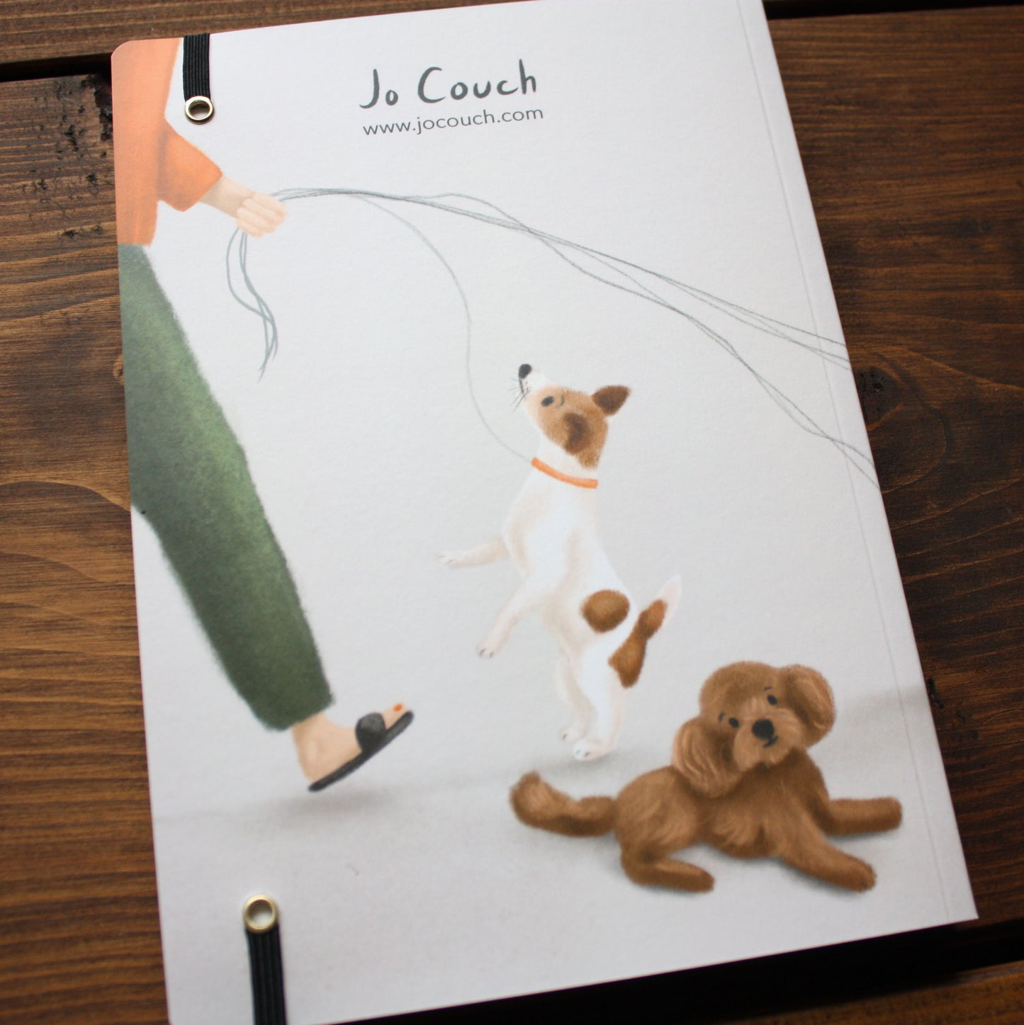 Luxury A5 Lined Dogs Notebook
