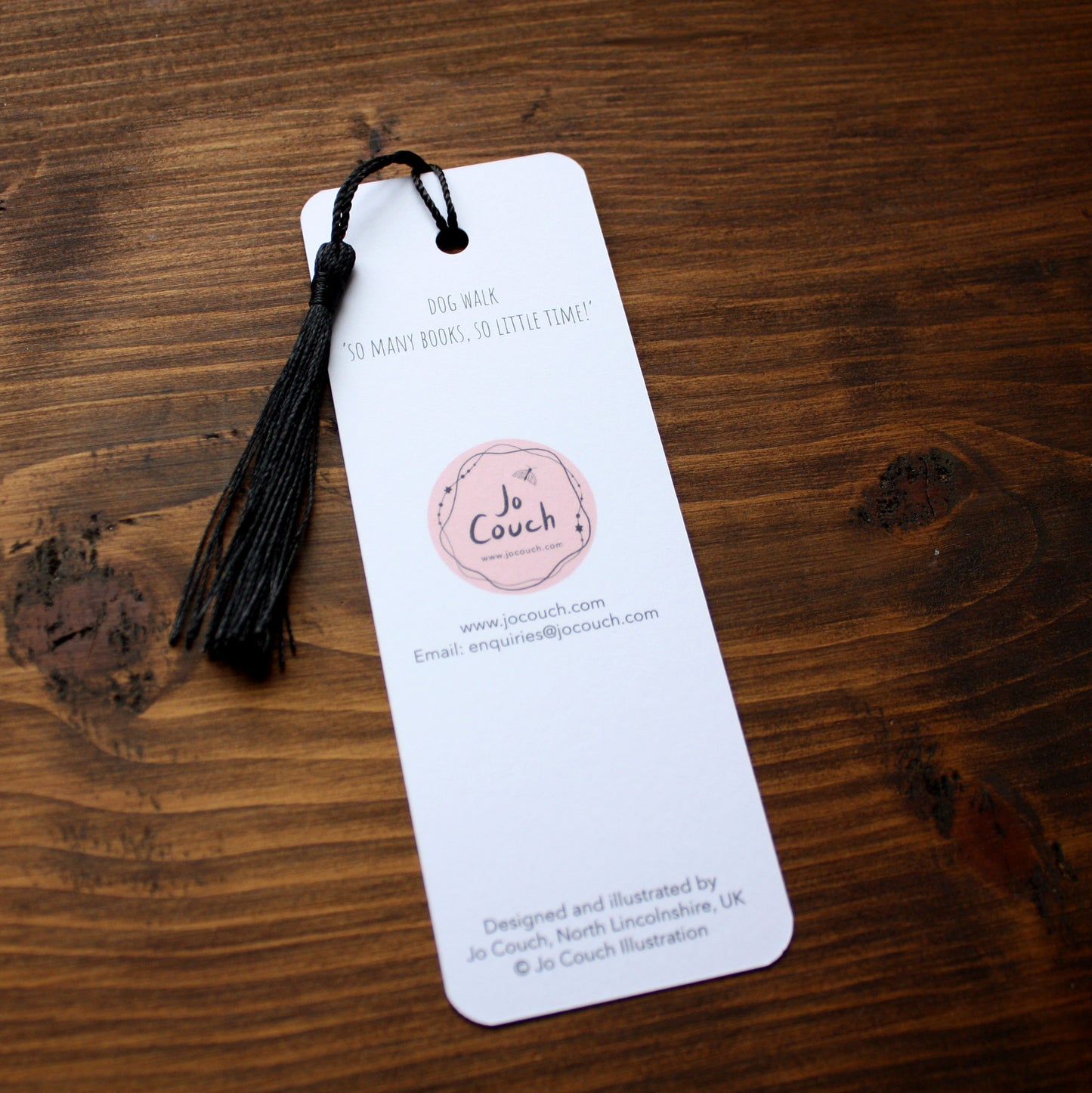 Dogs Design Bookmark with Tassel
