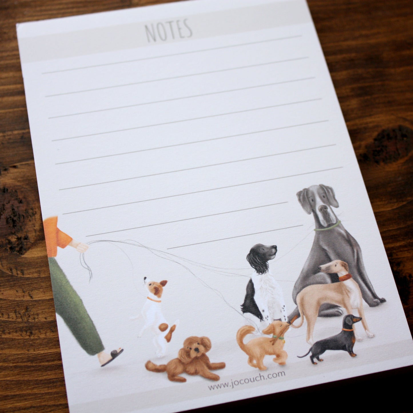 Dogs Design A6 Note Pad
