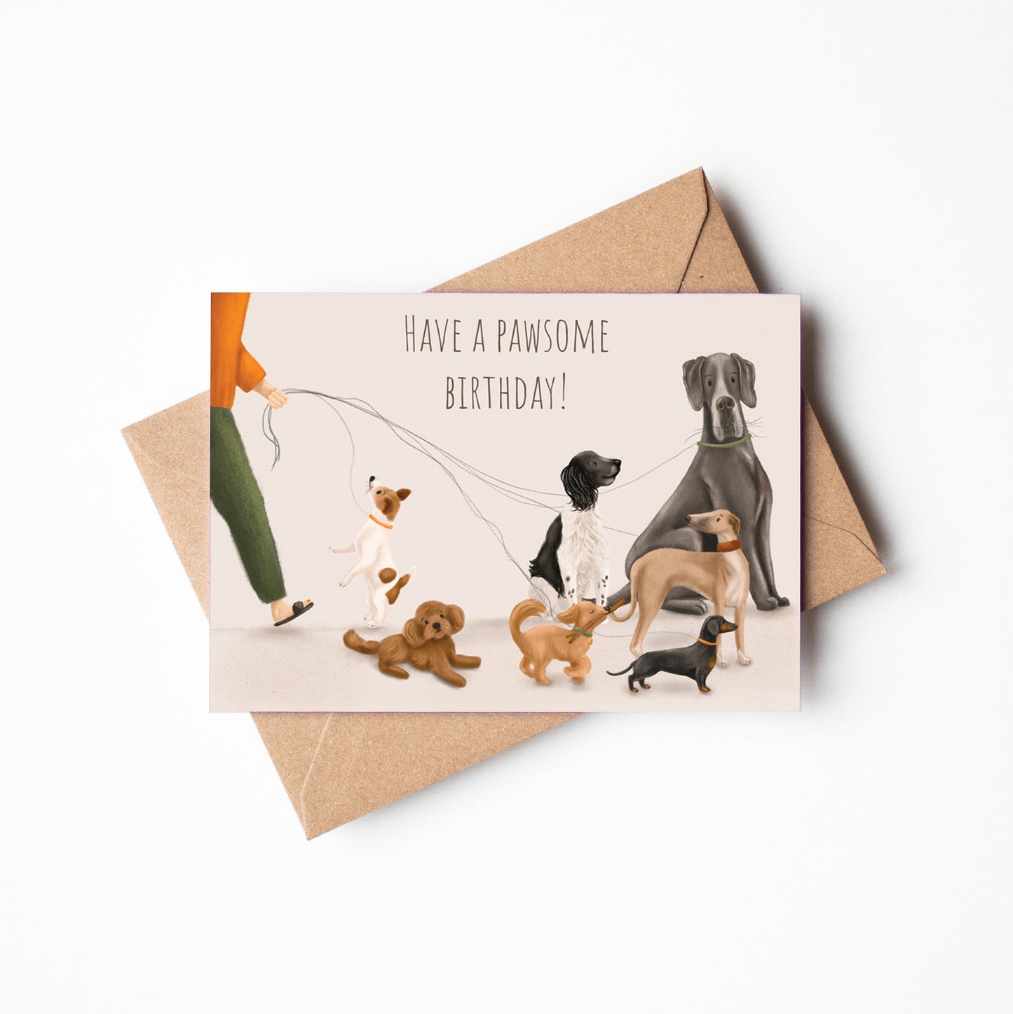 Have a Pawesome Birthday Greetings Card
