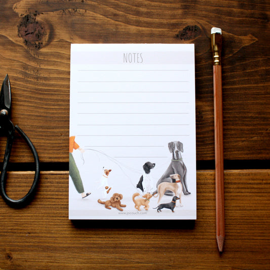 Dogs Design A6 Note Pad