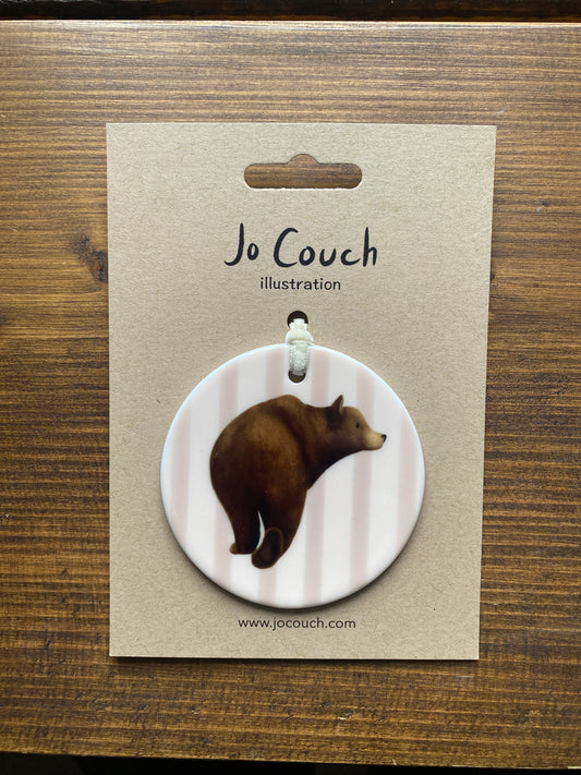 Bear Ceramic Hanging Ornament - END OF LINE SALE