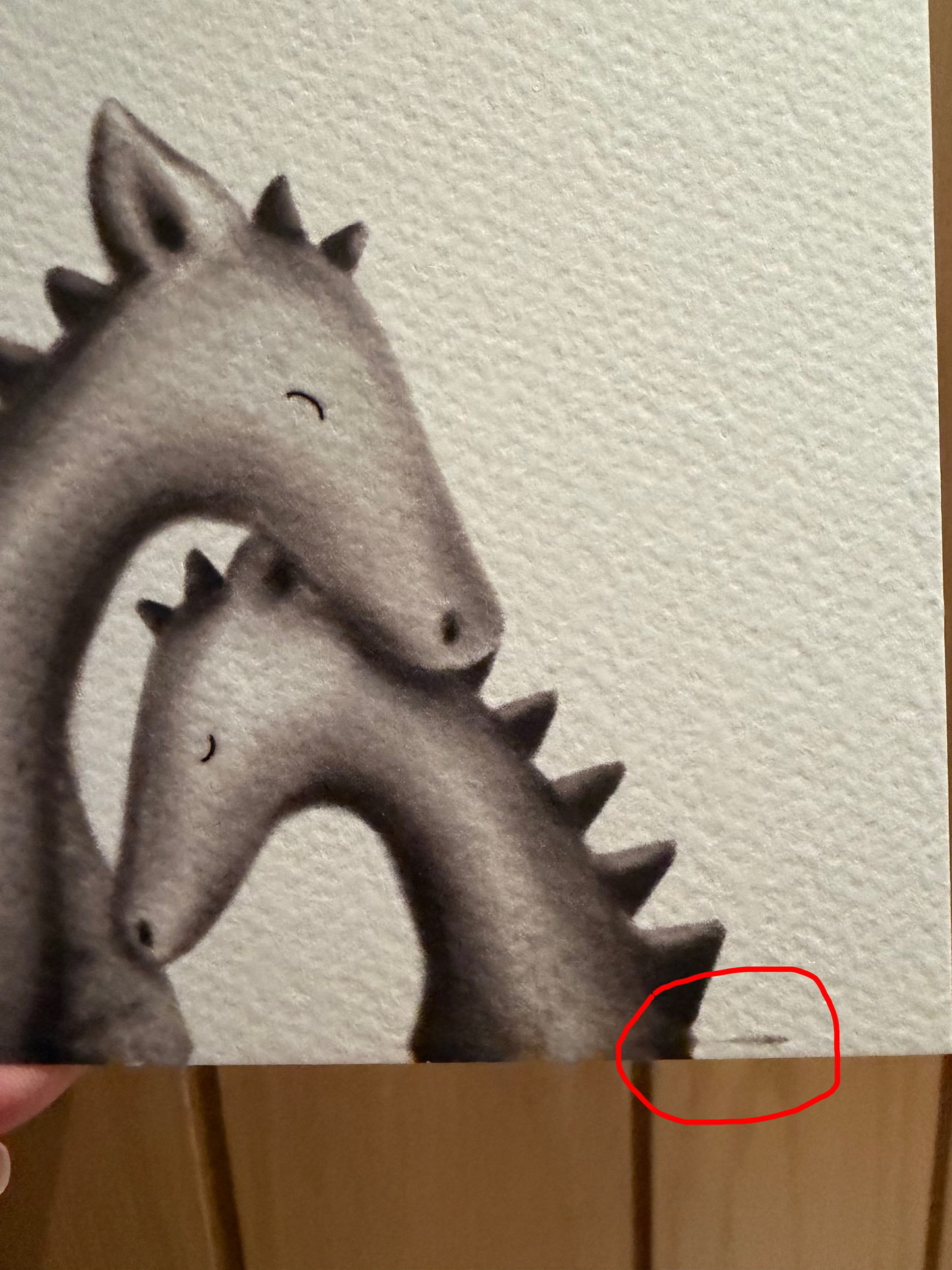 Dragons Illustrated Greeting Card - OLD CARD STOCK SALE