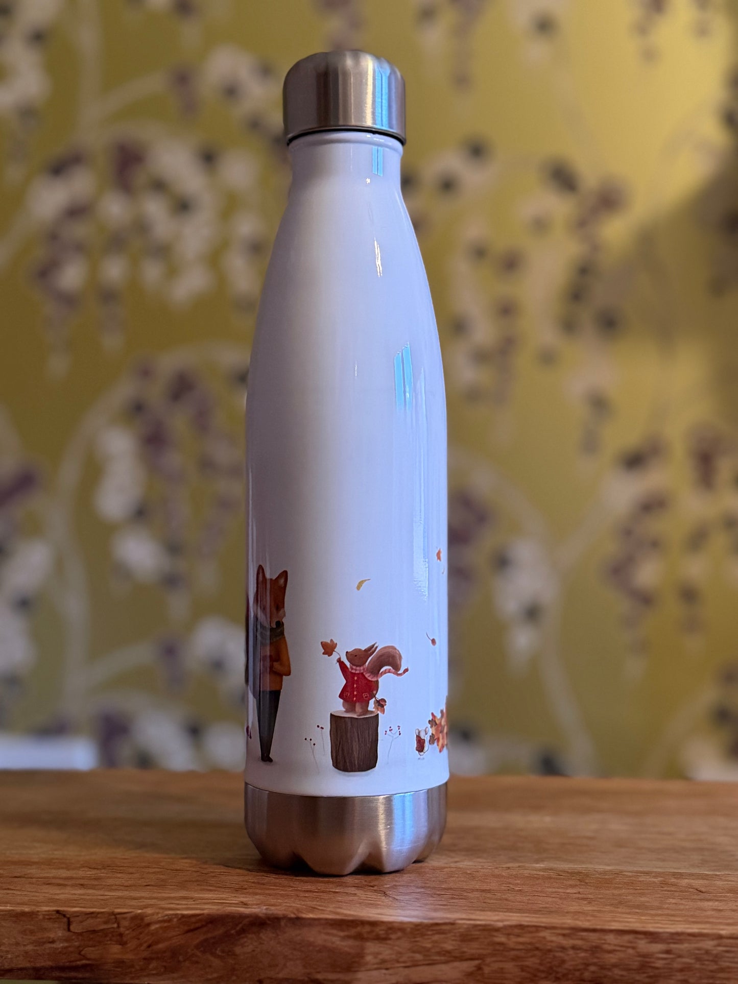 Autumn Scene Aluminium Insulated Water Bottle - SECONDS