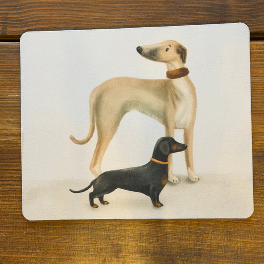 Dogs design mouse pad for the office, mouse mat (small) - END OF LINES SALE