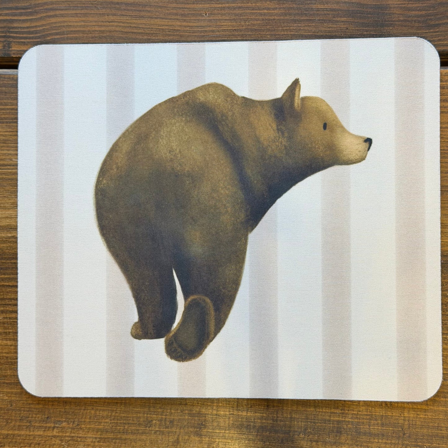Bear design mouse pad for the office, mouse mat - END OF LINES SALE