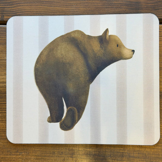 Bear design mouse pad for the office, mouse mat - END OF LINES SALE
