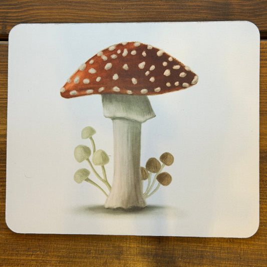 Mushroom design mouse pad for the office, mouse mat - END OF LINES SALE