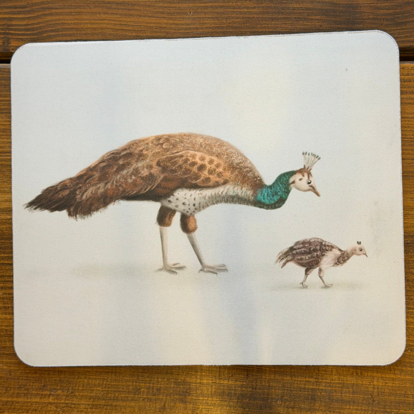 Peacocks design mouse pad for the office, mouse mat - END OF LINES SALE