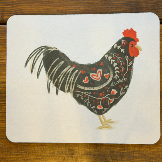 Mother Clucker design mouse pad for the office, mouse mat - END OF LINES SALE
