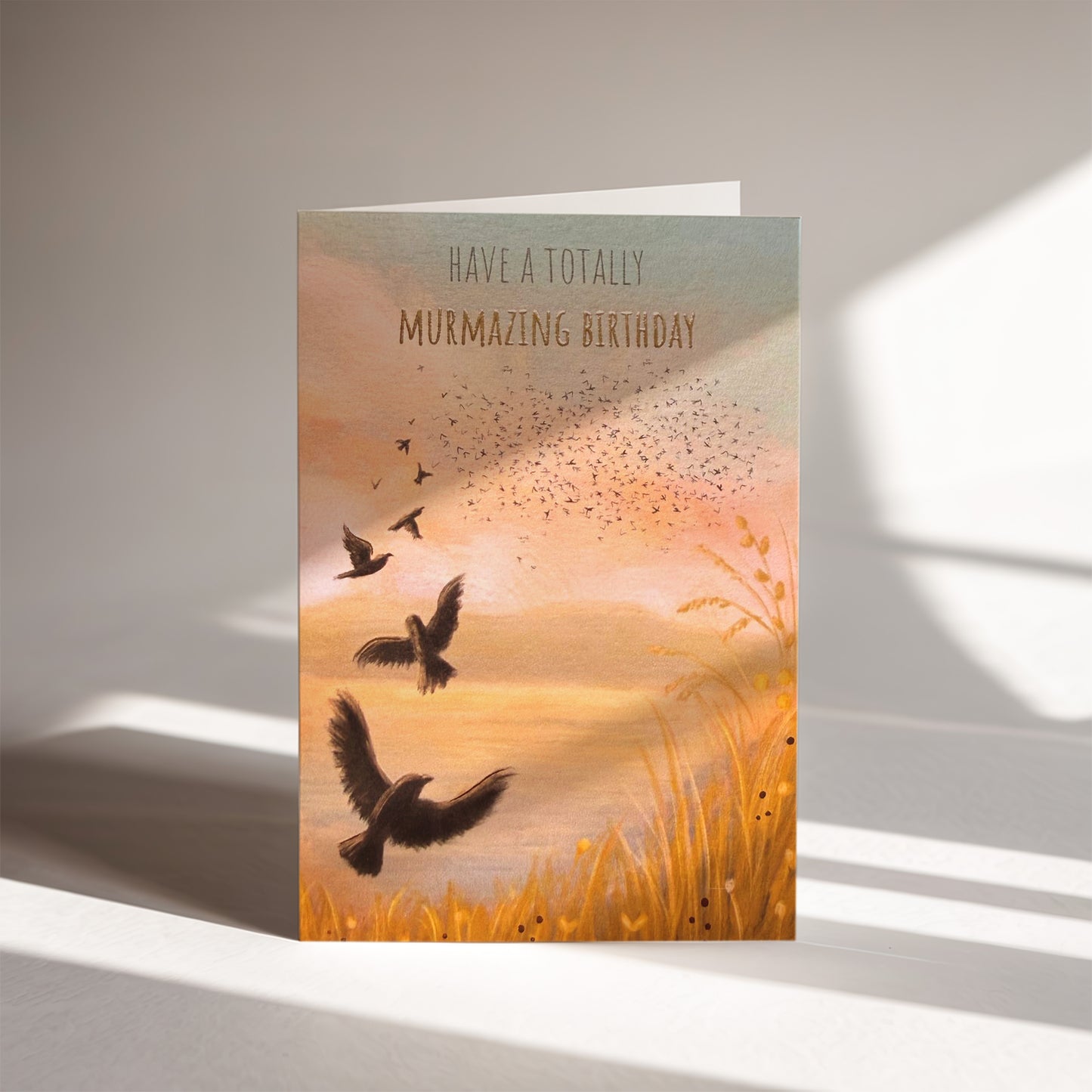 Murmuration Birthday Greetings Card
