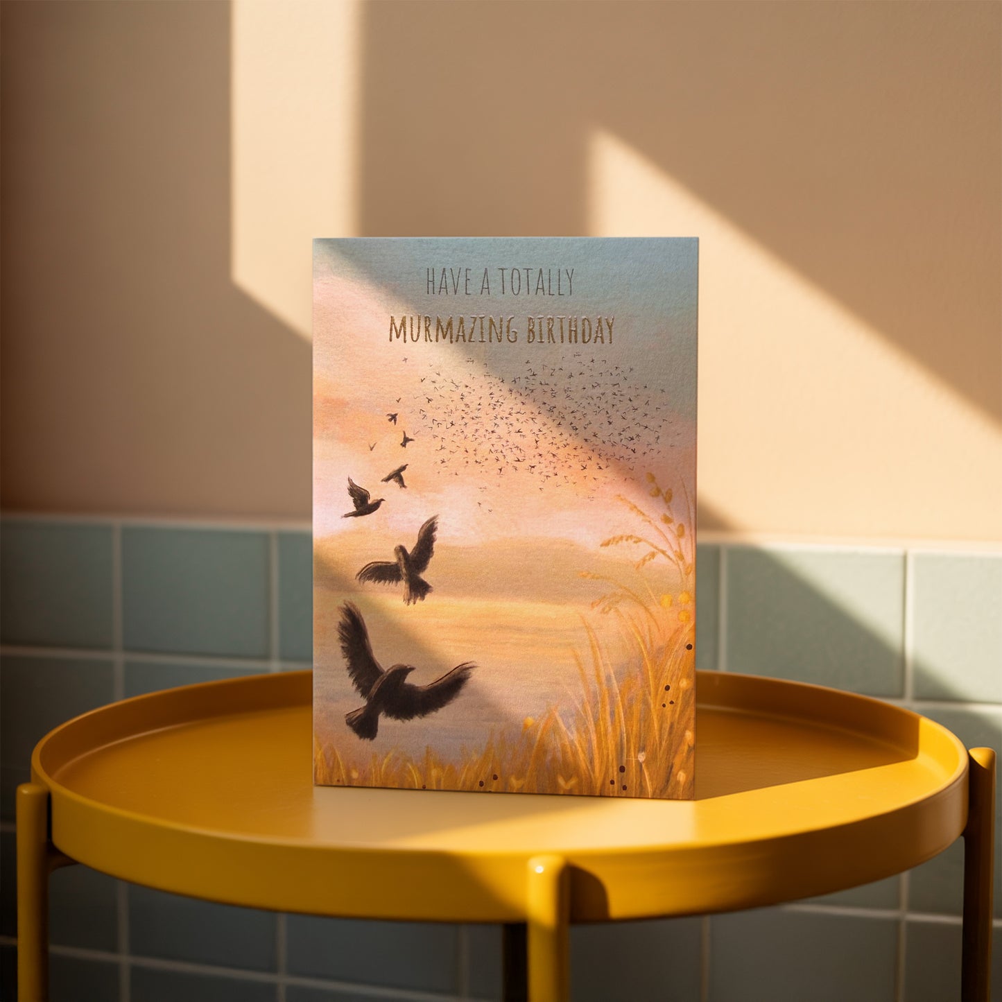 Murmuration Birthday Greetings Card
