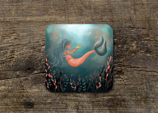 Mermaid Gloss Coaster (Single) - END OF LINE SALE