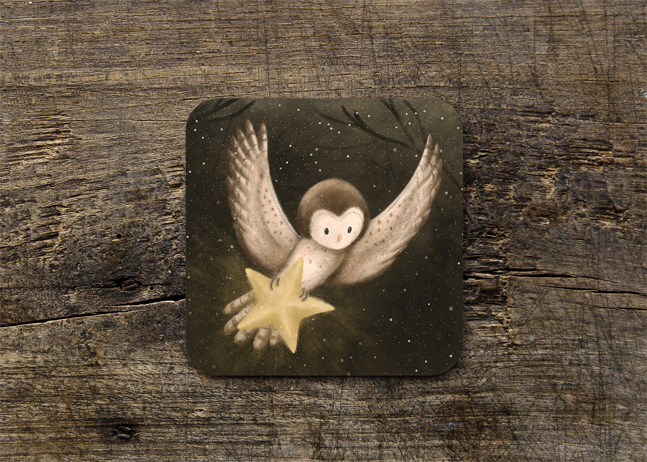 Night Before Christmas Gloss Christmas Coasters (set of four)