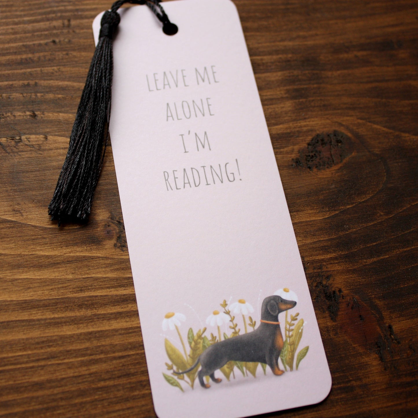 Dachshund 'Sausage' Dog Design Bookmark with Tassel