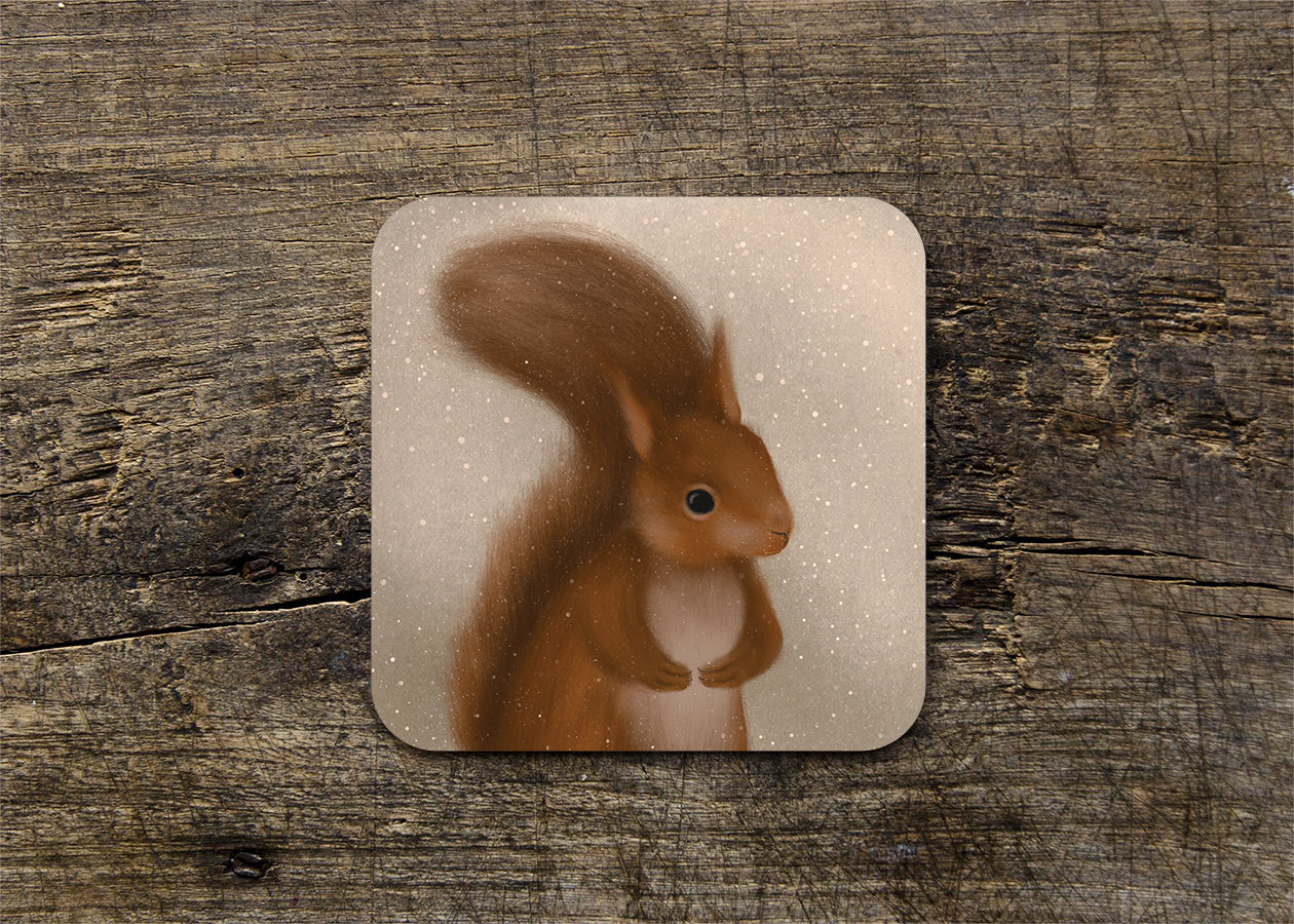 Wildlife Illustrated Gloss Coasters  (single)