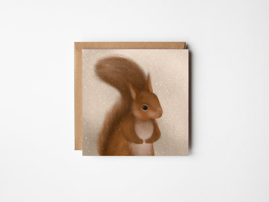 Squirrel Greeting Card