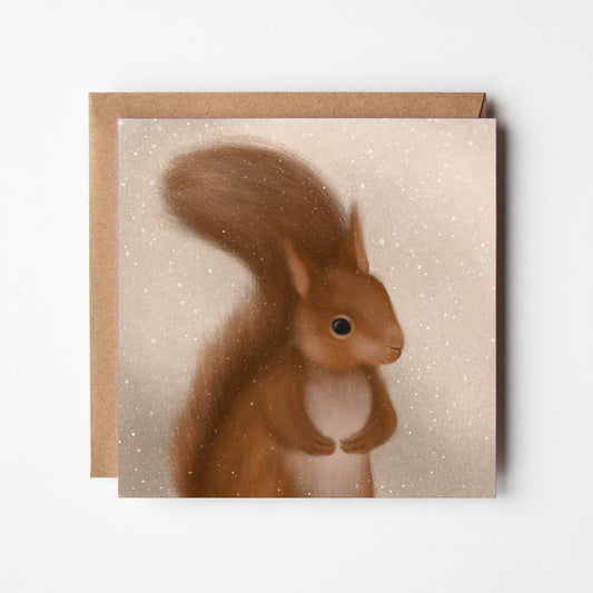 Squirrel Greeting Card