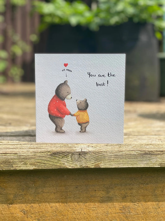 You are the Best Bears Card - OLD CARD STOCK SALE
