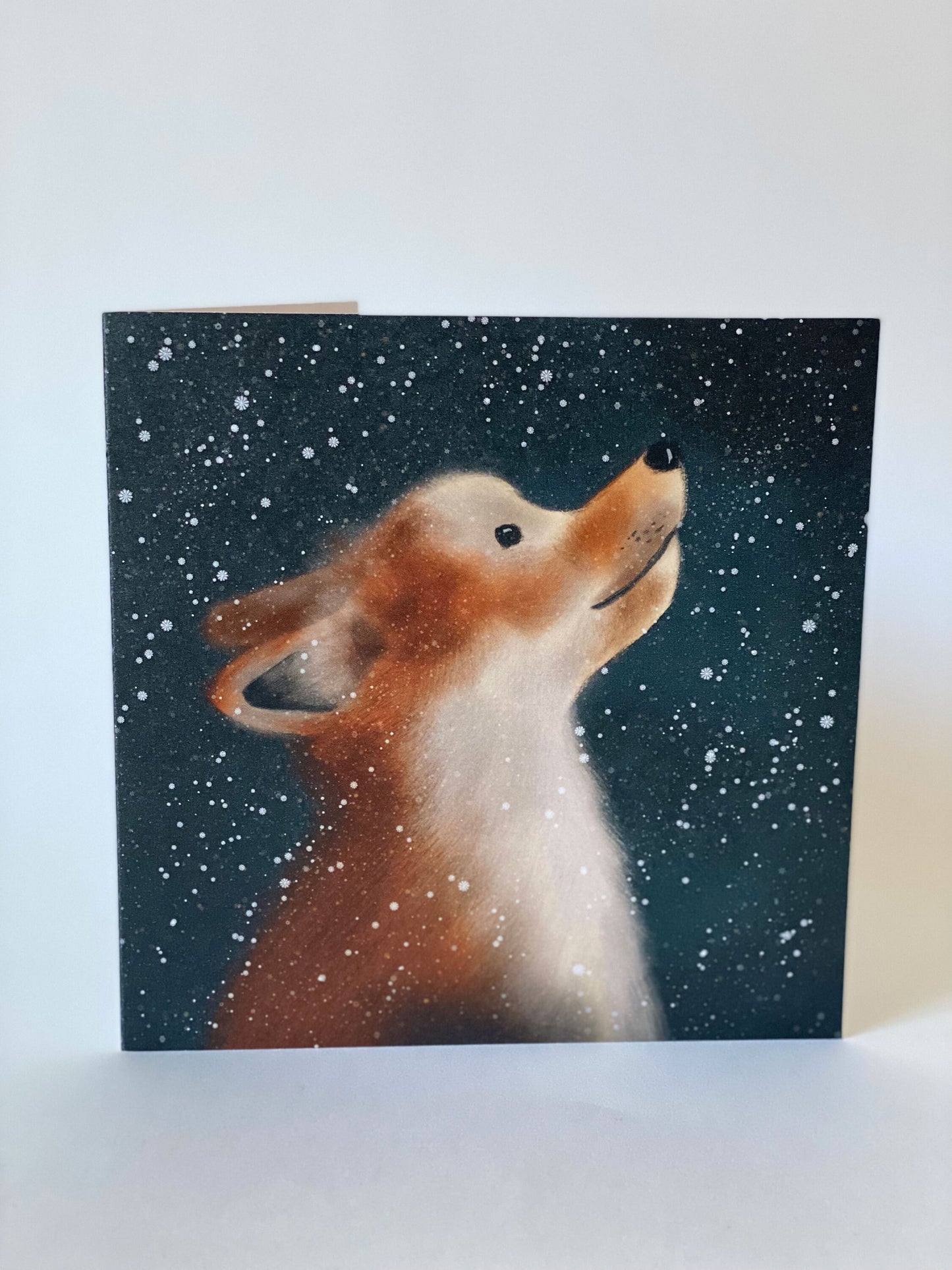 Fox in the Snow Christmas Card