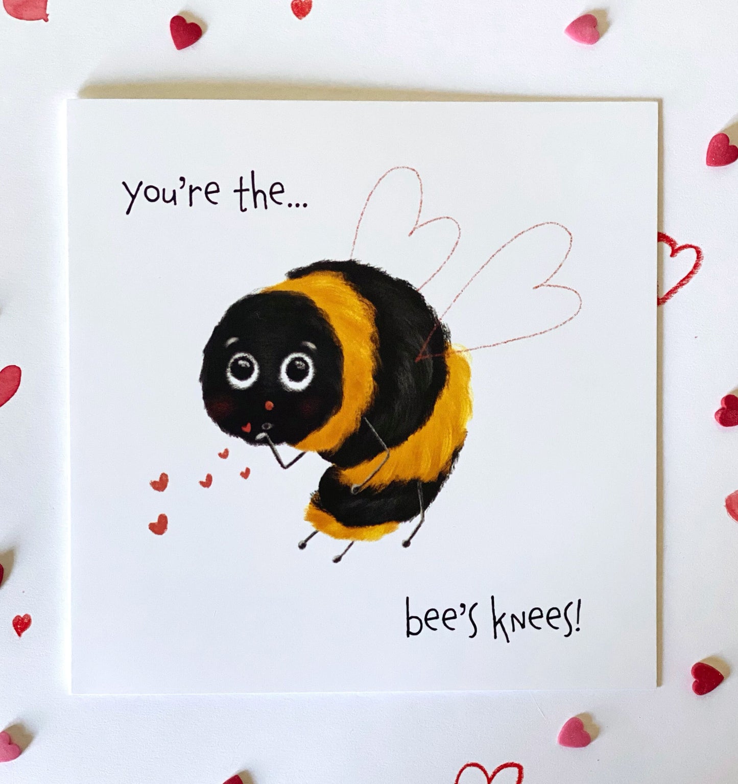 You're the Bee's Knees Greeting Card - OLD CARD STOCK SALE