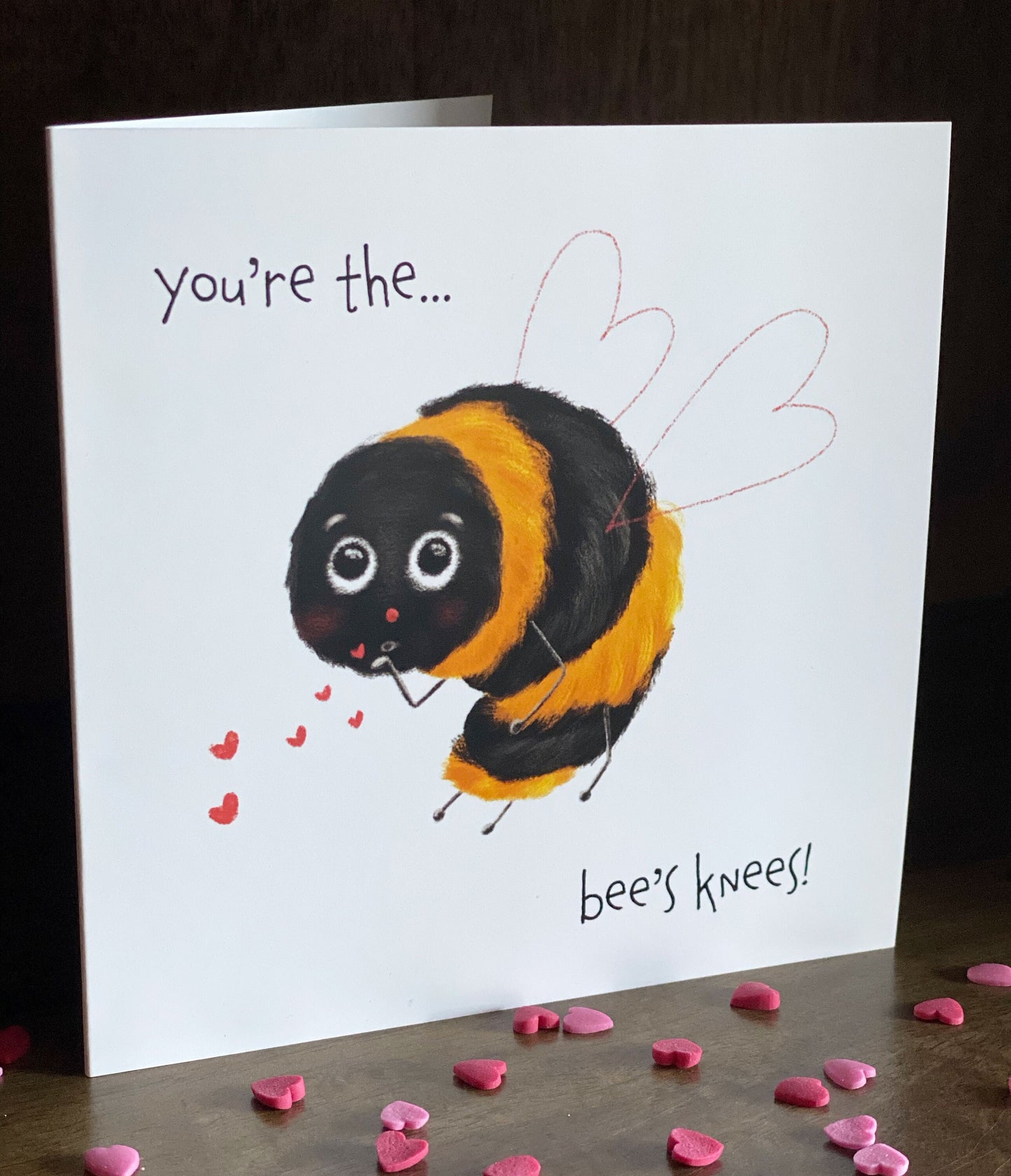 You're the Bee's Knees Greeting Card - OLD CARD STOCK SALE