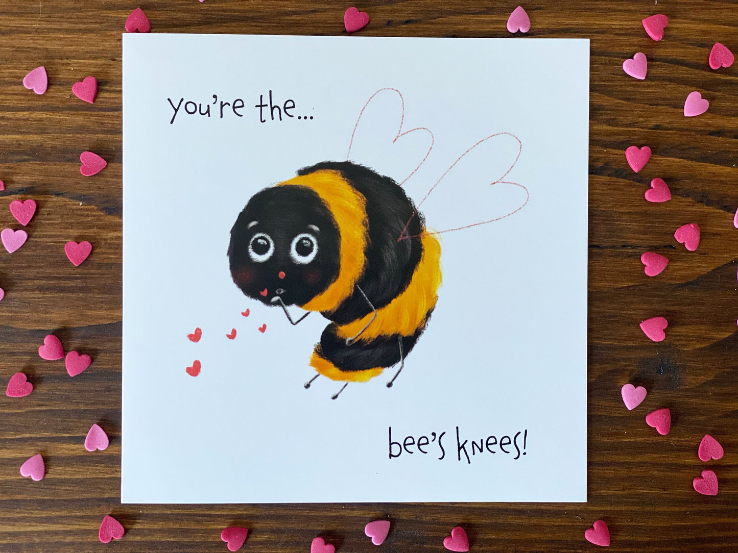 You're the Bee's Knees Greeting Card - OLD CARD STOCK SALE
