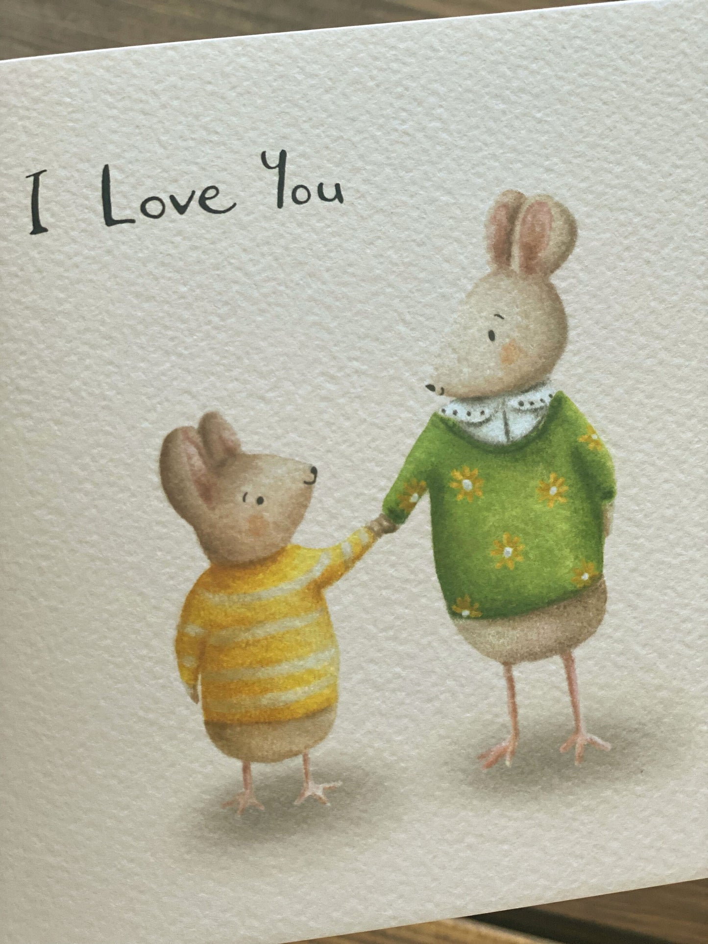 I Love You Mice Greeting Card - OLD CARD STOCK SALE