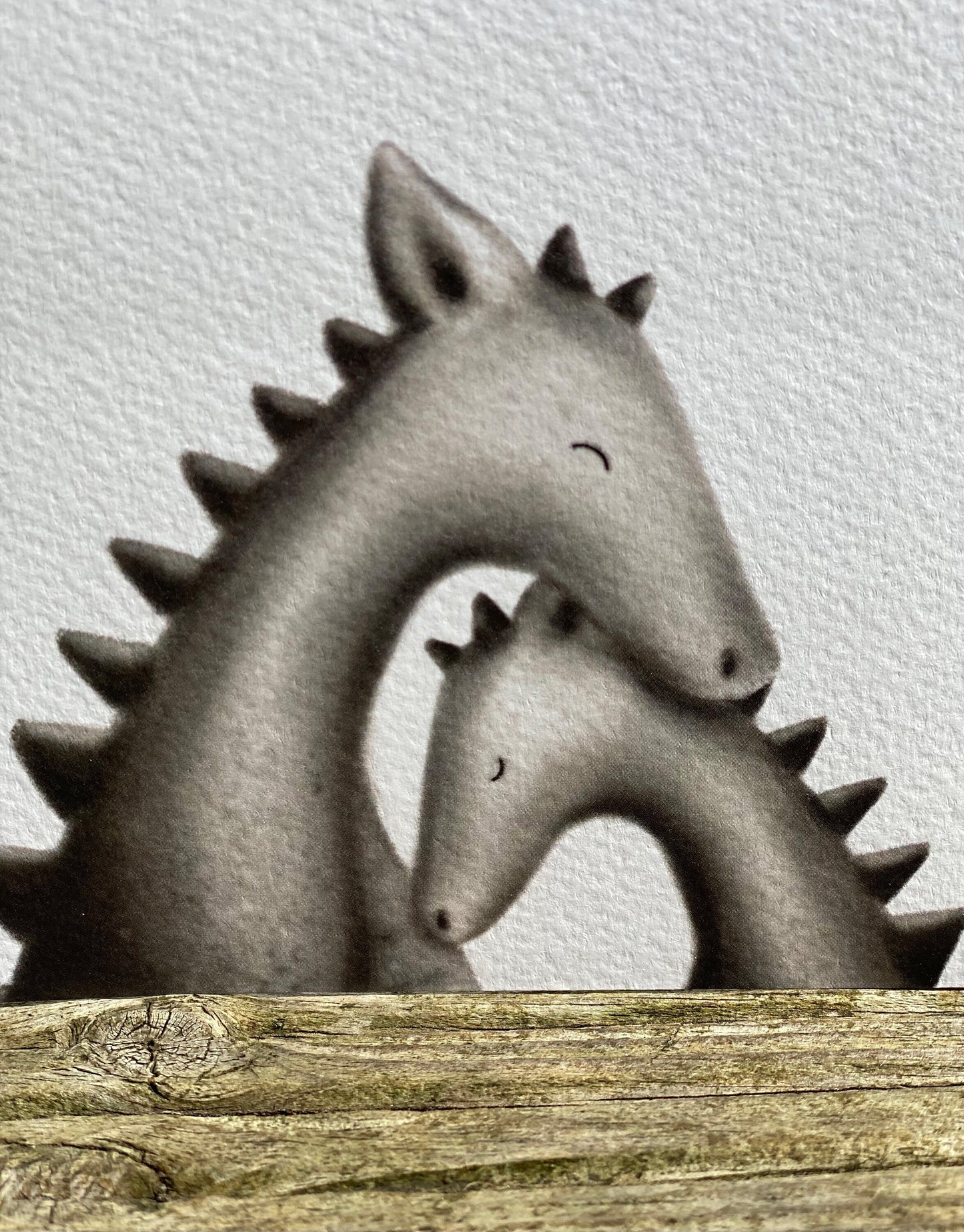 Dragons Illustrated Greeting Card - OLD CARD STOCK SALE