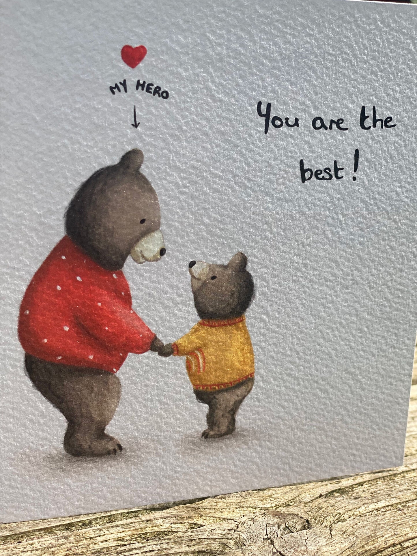 You are the Best Bears Card - OLD CARD STOCK SALE