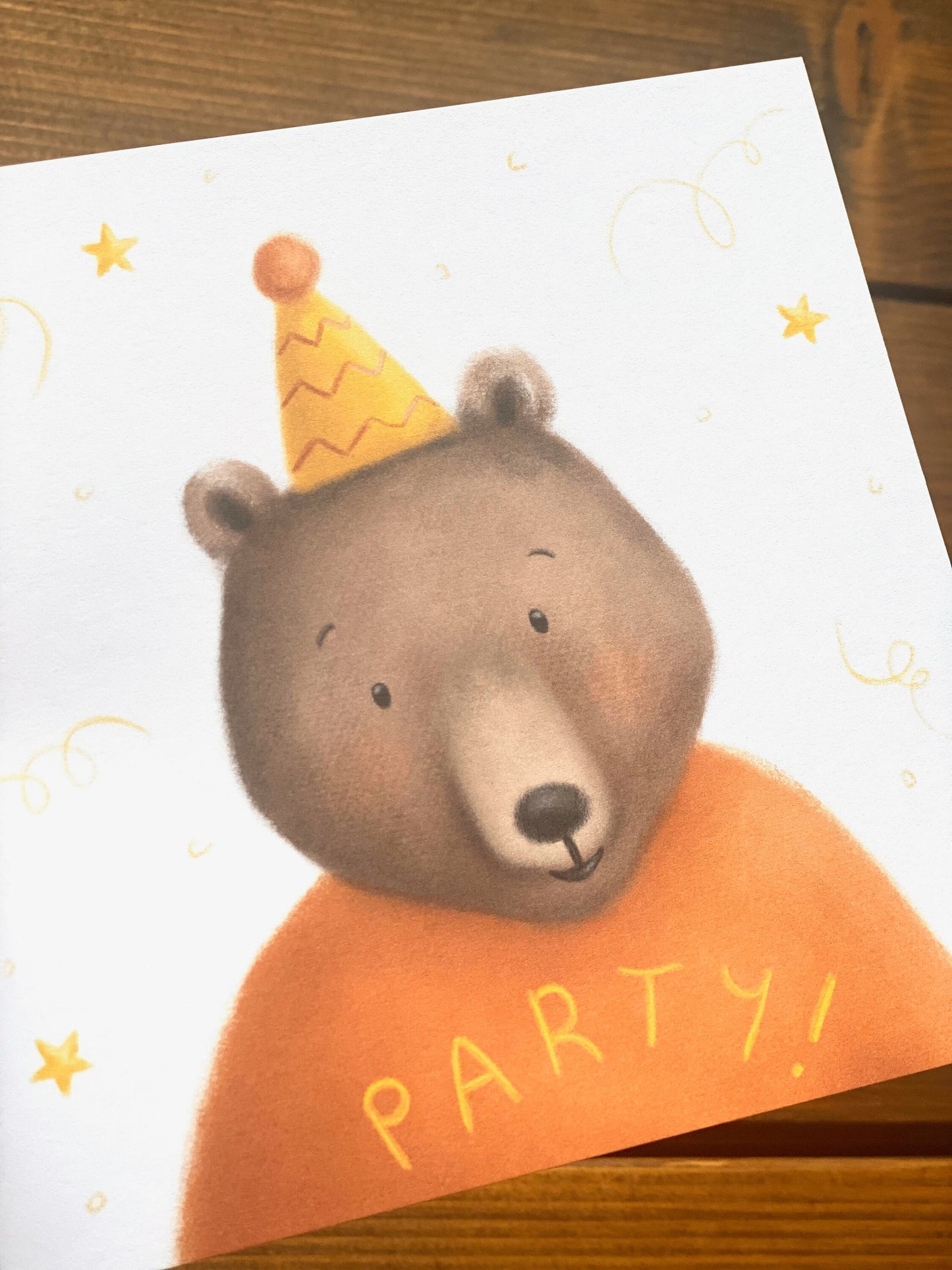 Party Bear Birthday Card