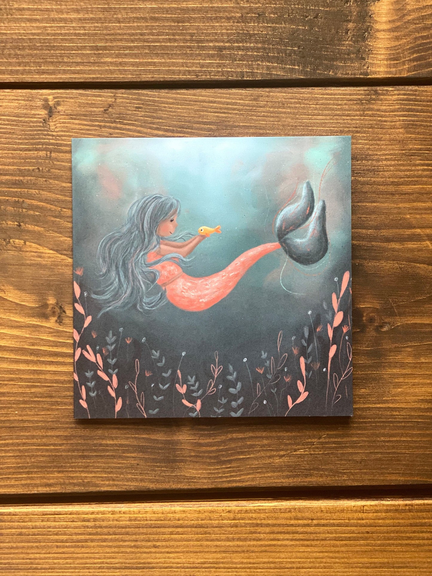Mermaid Greetings Card - OLD CARD STOCK SALE